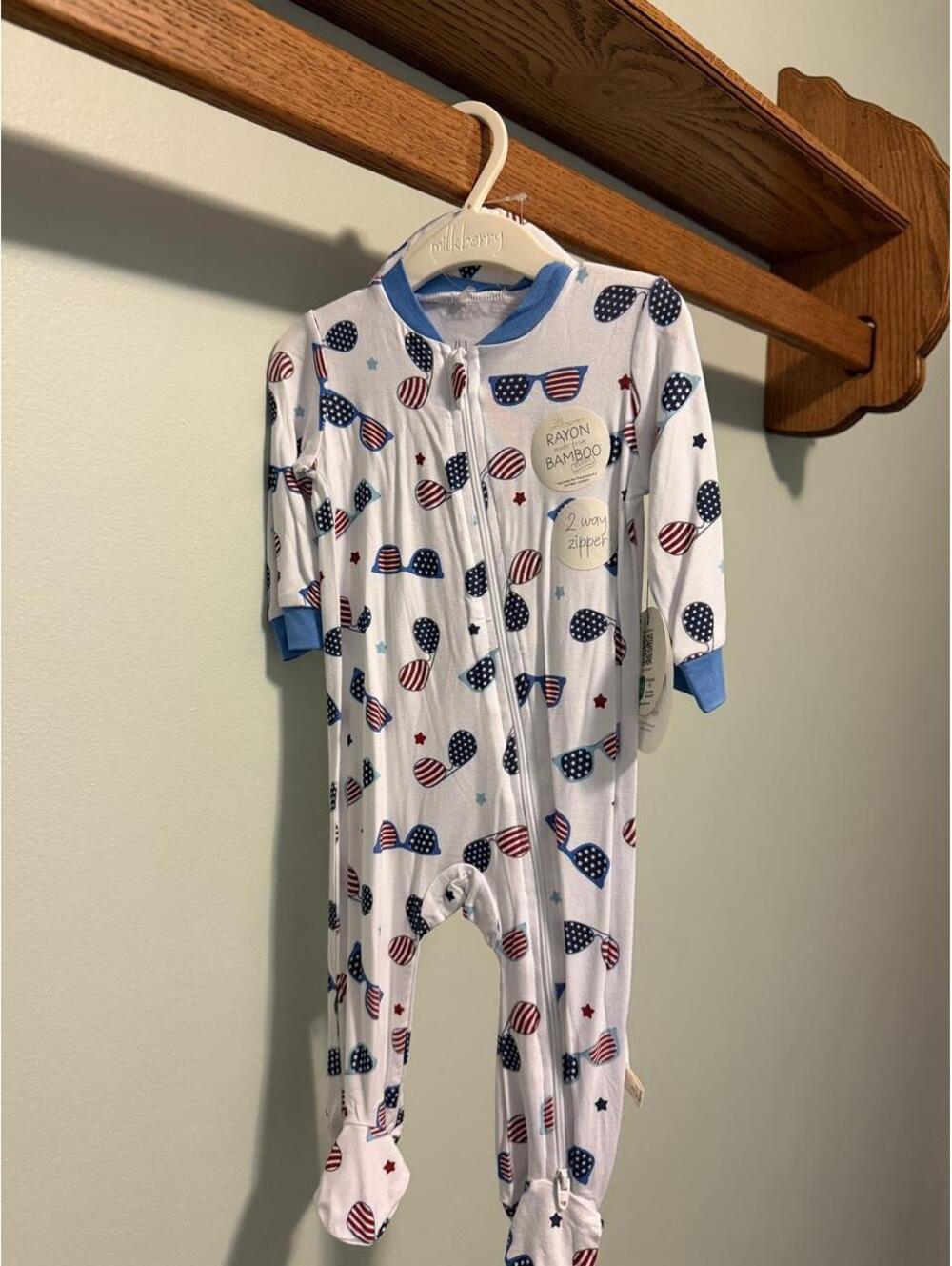 Milkberry Kid's White and Multi Sleepsuits-babygrow